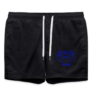 Caterpillar Bodybuilder Musculation Strong Fitness Gym - Short de bain - noir - Devant - AI Model Male 185 light (185cm)
