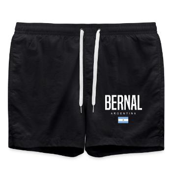 Bernal Argentinien Argentinier - Badeshorts - Schwarz - Vorne - AI Model Male 185 light (185cm)