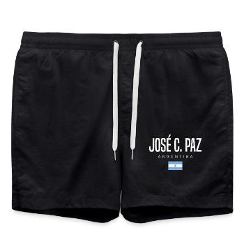José C. Paz Argentinien Argentinier - Badeshorts - Schwarz - Vorne - AI Model Male 185 light (185cm)