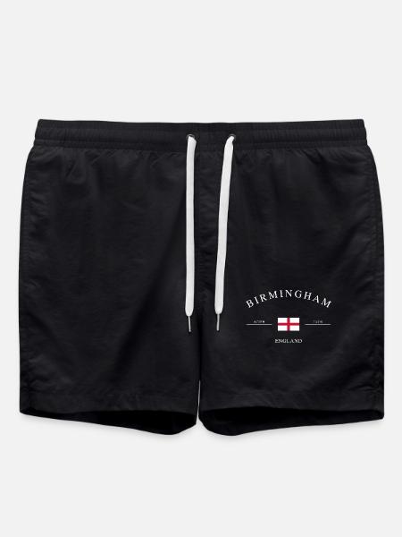 Birmingham England – Holiday Souvenir &amp; Gift - Swim Trunks - black