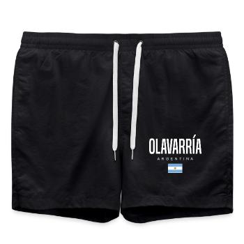 Olavarría Argentinien Argentinier - Badeshorts - Schwarz - Vorne - AI Model Male 185 light (185cm)