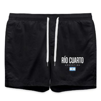 Río Cuarto Argentinien Argentinier - Badeshorts - Schwarz - Vorne - AI Model Male 185 light (185cm)