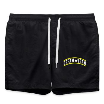 Travail d’équipe de rêve - Short de bain - noir - Devant - AI Model Male 185 light (185cm)