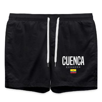 Cuenca Équateur Équatoriens - Short de bain - noir - Devant - AI Model Male 185 light (185cm)