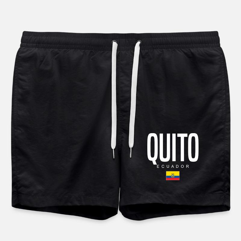 Quito Ecuador Ecuadorians - Swim Trunks - black