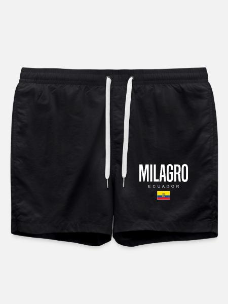 Milagro Ecuador Ecuadorian - Swim Trunks - black