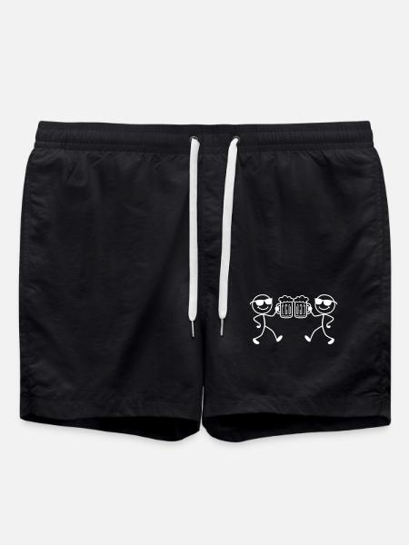 Booze Party Beer - Swim Trunks - black