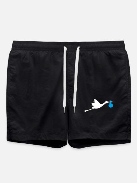 Stork stork boy - Swim Trunks - black