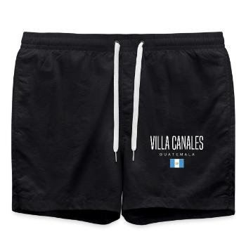 Villa Canales Guatemala Guatemalteken - Short de bain - noir - Devant - AI Model Male 185 light (185cm)