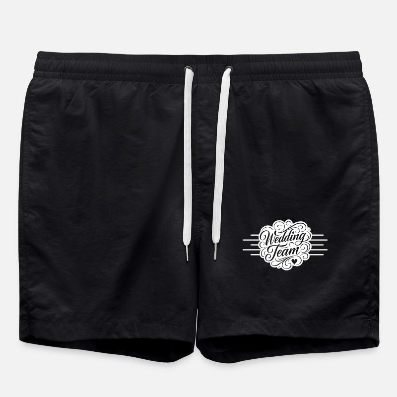 Wedding Team - Swim Trunks - black