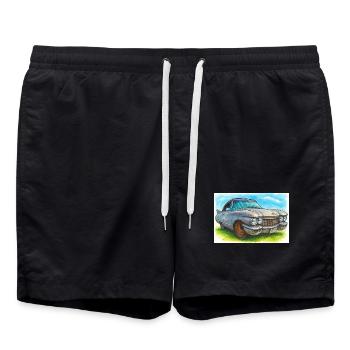 Rétro Classique Cad -60 - Short de bain - noir - Devant - AI Model Male 185 light (185cm)
