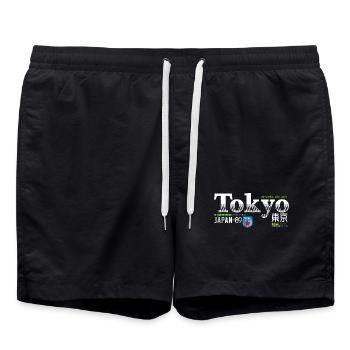 Tokyo Vintage Sport Denim - Short de bain - noir - Devant - AI Model Male 185 light (185cm)