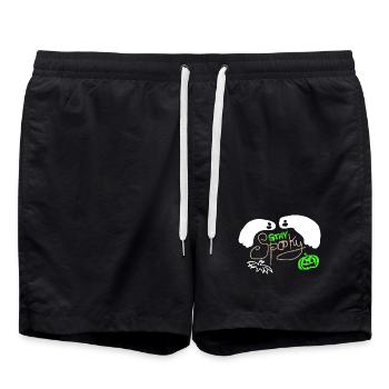 Restez effrayant - Short de bain - noir - Devant - AI Model Male 185 light (185cm)