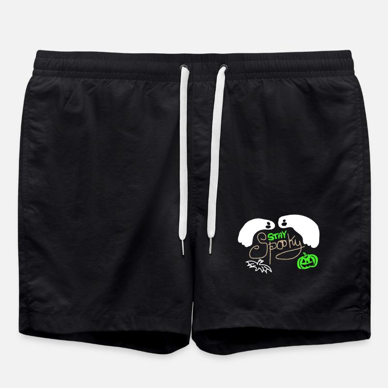 Stay Spooky - Swim Trunks - black