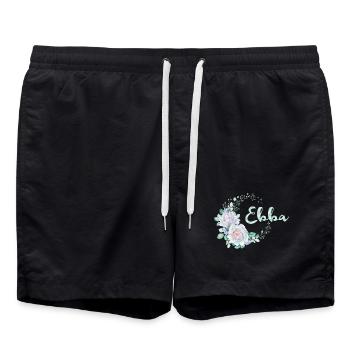 For Ebba - Swim Trunks - black - Front - AI Model Male 185 light (185cm)
