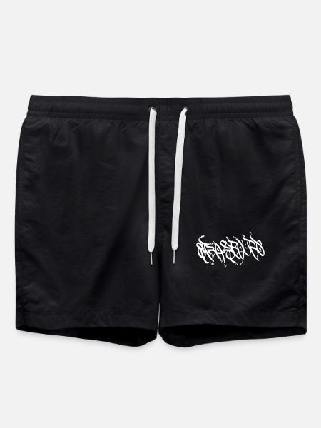 Urban Graffiti Strasbourg T-Shirt - Swim Trunks - black
