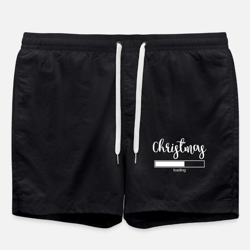 Christmas Loading - Badeshorts - Schwarz