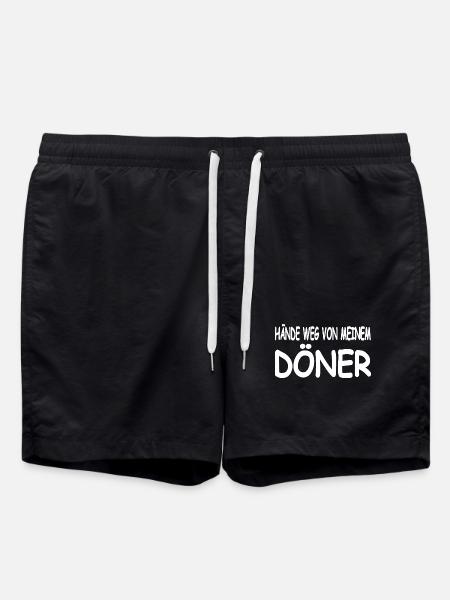 Döner - Badeshorts - Schwarz