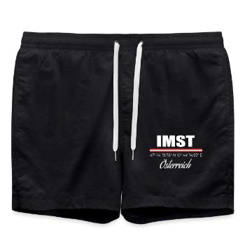 Imst - Badeshorts - Schwarz - Vorne - AI Model Male 185 light (185cm)