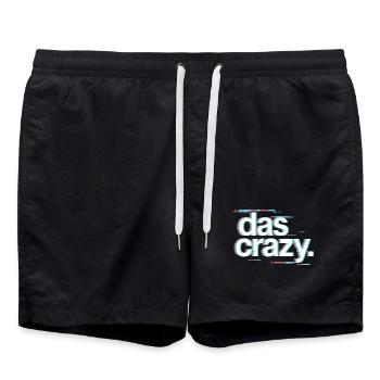 The Crazy Youth Language Insider Mème Cool Crazy - Short de bain - noir - Devant - AI Model Male 185 light (185cm)