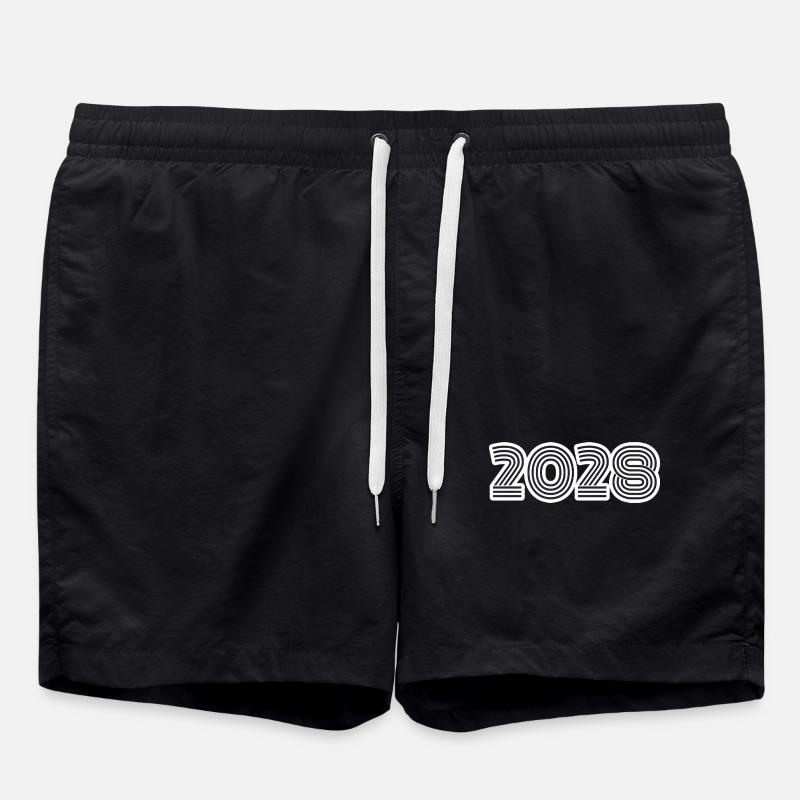 2028 - Short de bain - noir