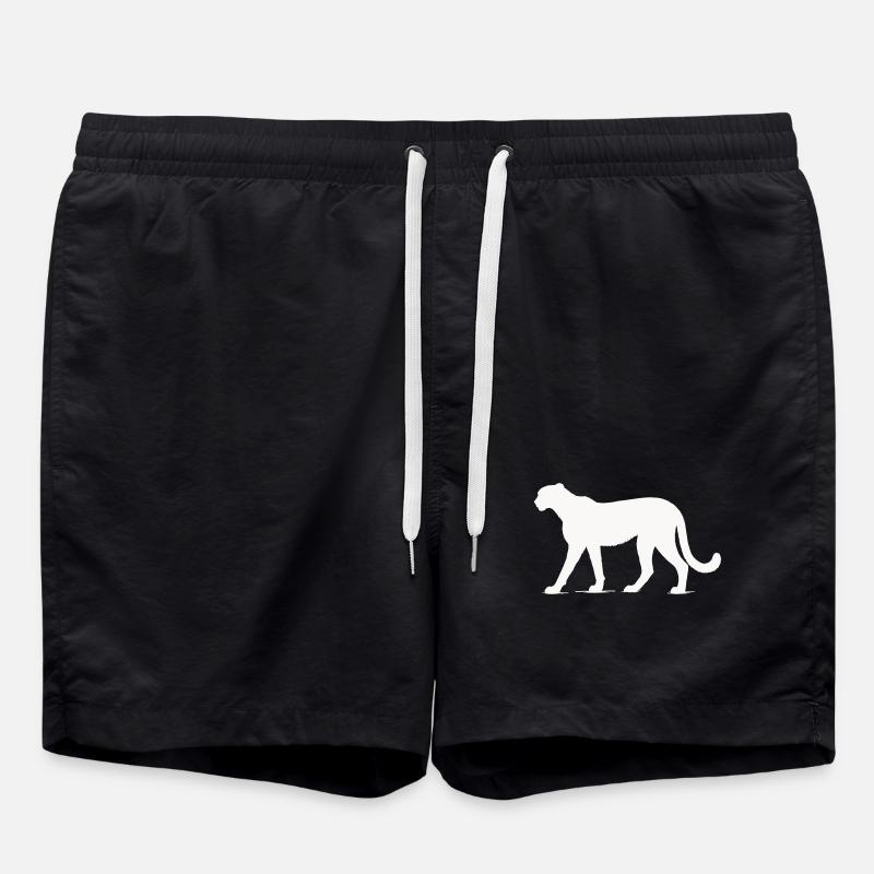 Cheetah animal - Swim Trunks - black