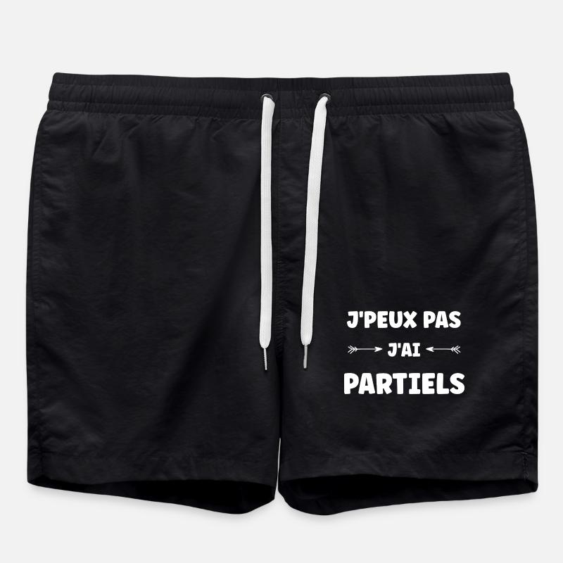 I Partial Tee Student - Swim Trunks - black