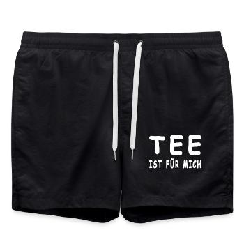 Thé - Short de bain - noir - Devant - AI Model Male 185 light (185cm)