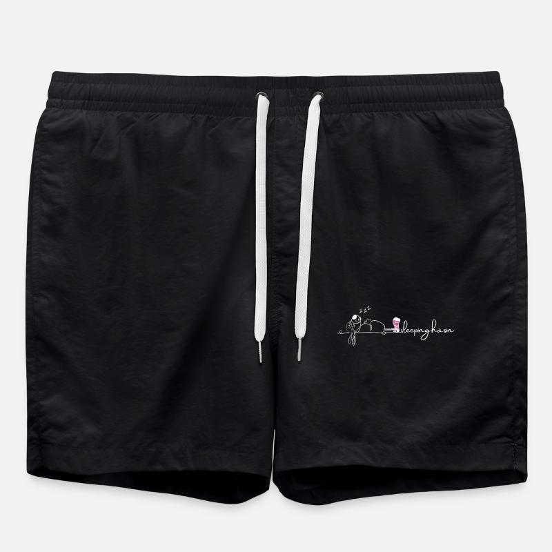 Sleeping Bunny - Swim Trunks - black