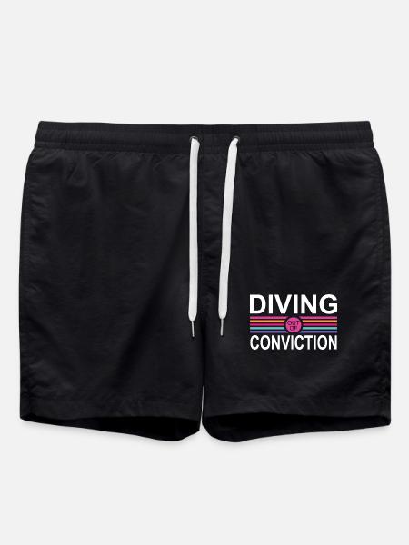 Diving Conviction - Swim Trunks - black
