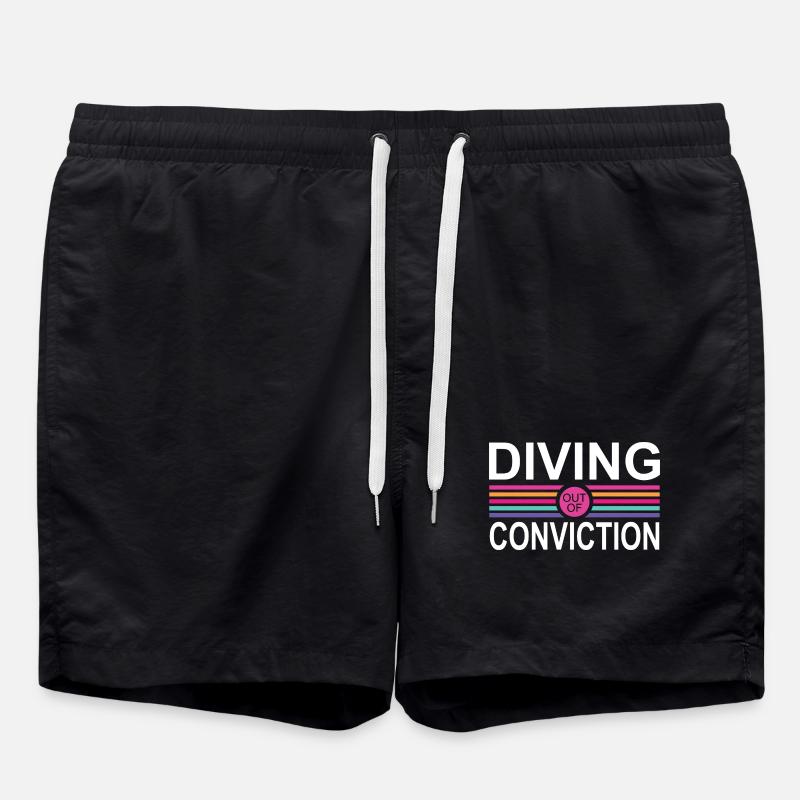 Diving Conviction - Swim Trunks - black