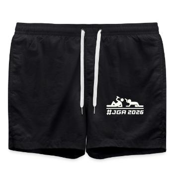 JGA 2026 - Short de bain - noir - Devant - AI Model Male 185 light (185cm)