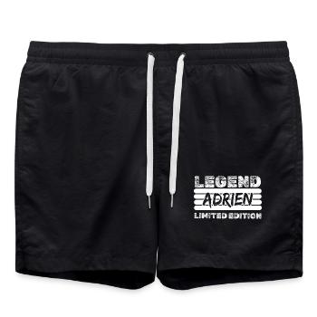 Legend Adrien Limitierte Edition - Badeshorts - Schwarz - Vorne - AI Model Male 185 light (185cm)