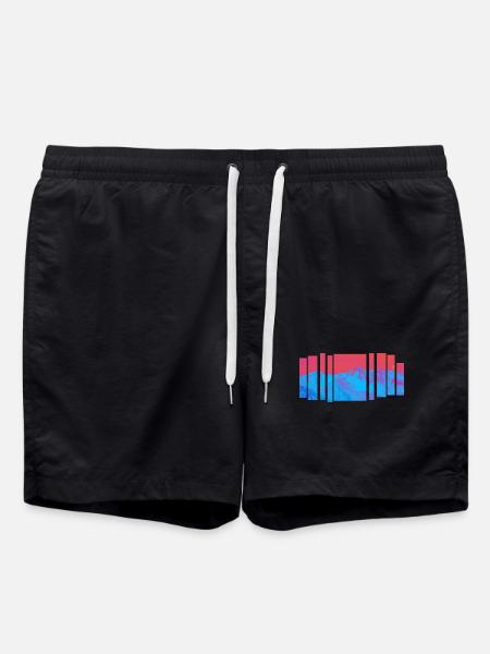 Jacaranda Mountain Heat - Swim Trunks - black
