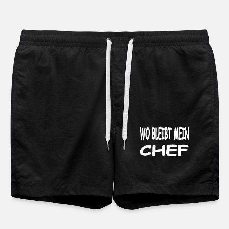 chef - Swim Trunks - black