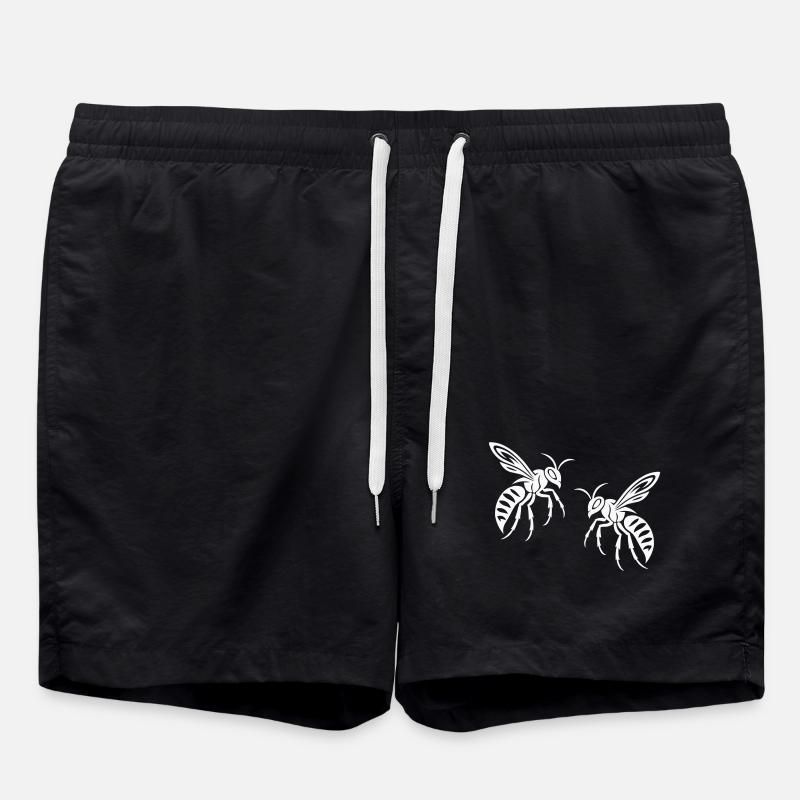 Bee Wasp - Swim Trunks - black