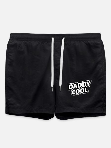 Daddy Cool Dad Dad Father's Day - Swim Trunks - black