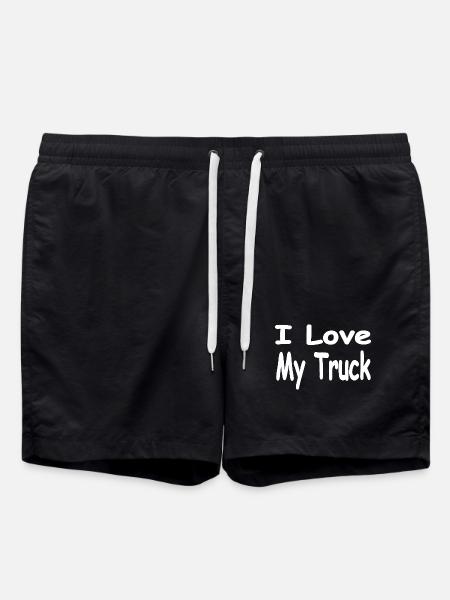 camion - Short de bain - noir