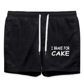 Gâteau - Short de bain - noir - Devant - AI Model Male 185 light (185cm)