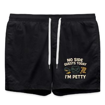 Booktok Fantasy Bookish Humor Geschenk Für - Badeshorts - Schwarz - Vorne - AI Model Male 185 light (185cm)