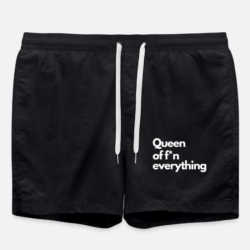 Queen - Swim Trunks - black