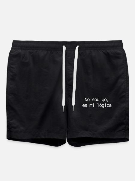 It's my logic - Swim Trunks - black