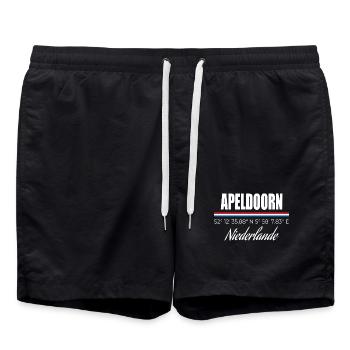 Apeldoorn - Swim Trunks - black - Front - AI Model Male 185 light (185cm)