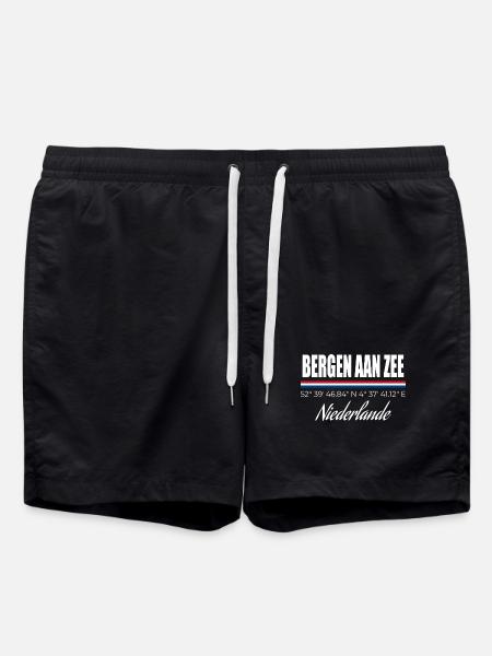 Bergen aan Zee - Badeshorts - Schwarz