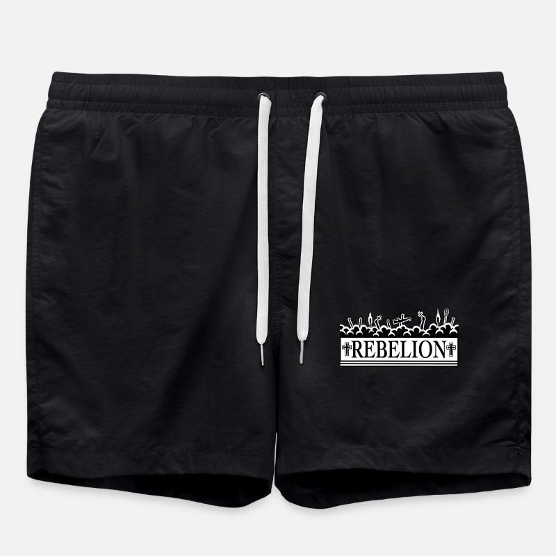 Rebellion3 - Swim Trunks - black