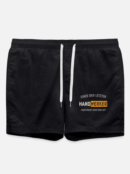 Einer der letzten Handwerker  - Badeshorts - Schwarz