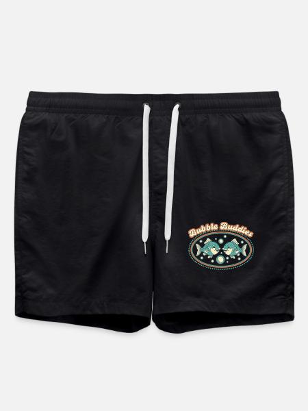 Bubble Buddies - Badeshorts - Schwarz