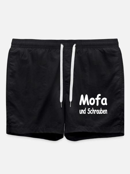 Mobylette - Short de bain - noir