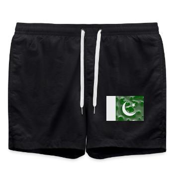 Pakistan Pakistan - Short de bain - noir - Devant - AI Model Male 185 light (185cm)