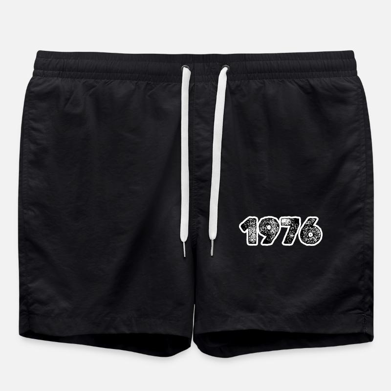 Year 1976 - Swim Trunks - black